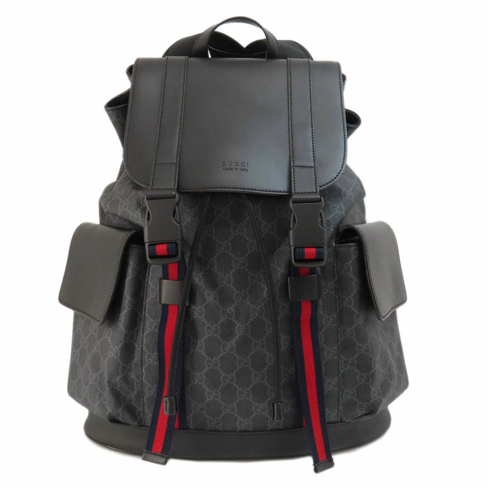 Gucci Sherry Soft GG Supreme Backpack Rucksack Daypack Leather - Picture 11 of 11